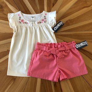New OshKosh 2T Shirt and Short set